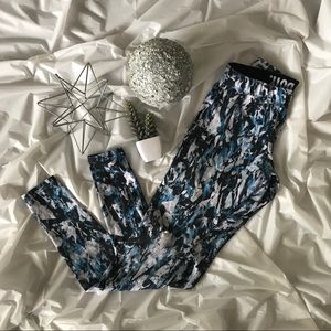 Nike blue Printed Leggings